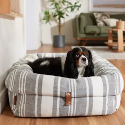 Frisco Shop 15 Frisco Farmhouse Deep Cuffed Cuddler Dog Bed