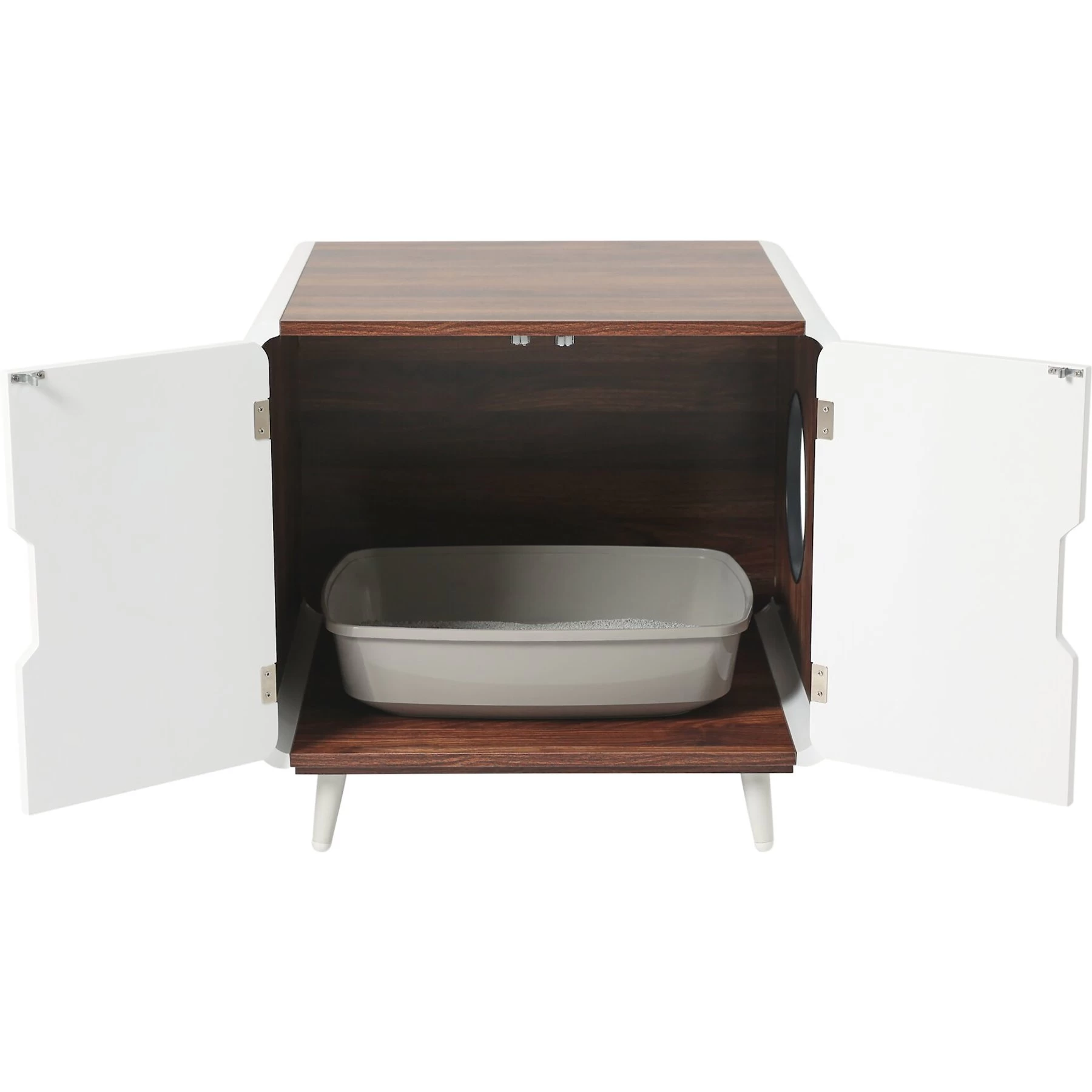 Frisco Mid-Century Modern Side Table Cat Litter Box Cover 4 Frisco Mid-Century Modern Side Table Cat Litter Box Cover - Image 4