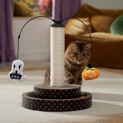 Frisco Halloween Pumpkin And Ghost Interactive Scratcher Cat Toy With Catnip -Frisco Shop 344074 PT3. AC SS1800 V1657657033
