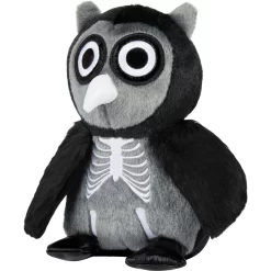 Frisco Halloween Spooky Owl Plush Squeaky Dog Toy