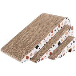 Frisco Nesting Cat Scratcher Toy With Catnip, Modern Terrazzo