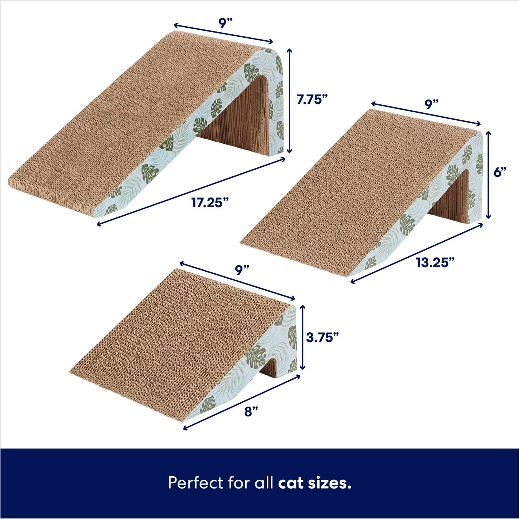 Frisco Nesting Cat Scratcher Toy With Catnip, Tropical Paradise 2 Frisco Nesting Cat Scratcher Toy With Catnip, Tropical Paradise - Image 2