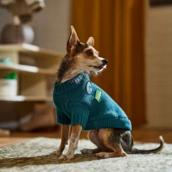 Frisco Teal Button Down Dog & Cat Sweater -Frisco Shop 353580 PT7. AC SS1800 V1660749932