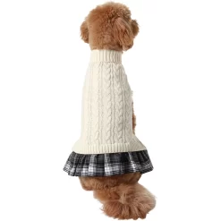 Frisco Plaid Dog & Cat Sweater Dress -Frisco Shop 353673 PT2. AC SS1800 V1659008189