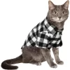 Frisco Black Plaid Dog & Cat Shirt