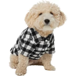 Frisco Black Plaid Dog & Cat Shirt 11 Frisco Black Plaid Dog & Cat Shirt -Frisco Shop 353682 PT2. AC SS1800 V1659007316