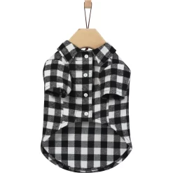 Frisco Black Plaid Dog & Cat Shirt 13 Frisco Black Plaid Dog & Cat Shirt -Frisco Shop 353682 PT4. AC SS1800 V1659726657