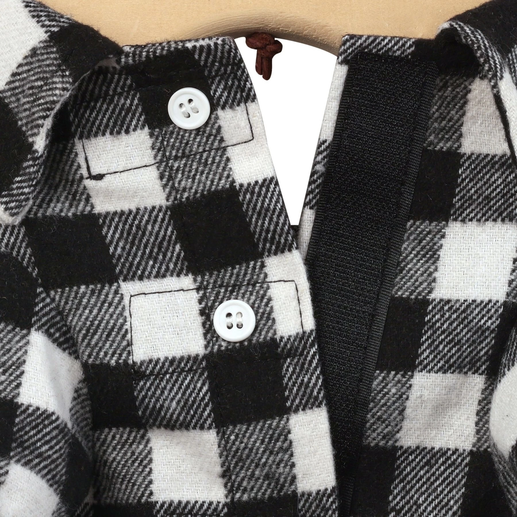 Frisco Black Plaid Dog & Cat Shirt 7 Frisco Black Plaid Dog & Cat Shirt - Image 7