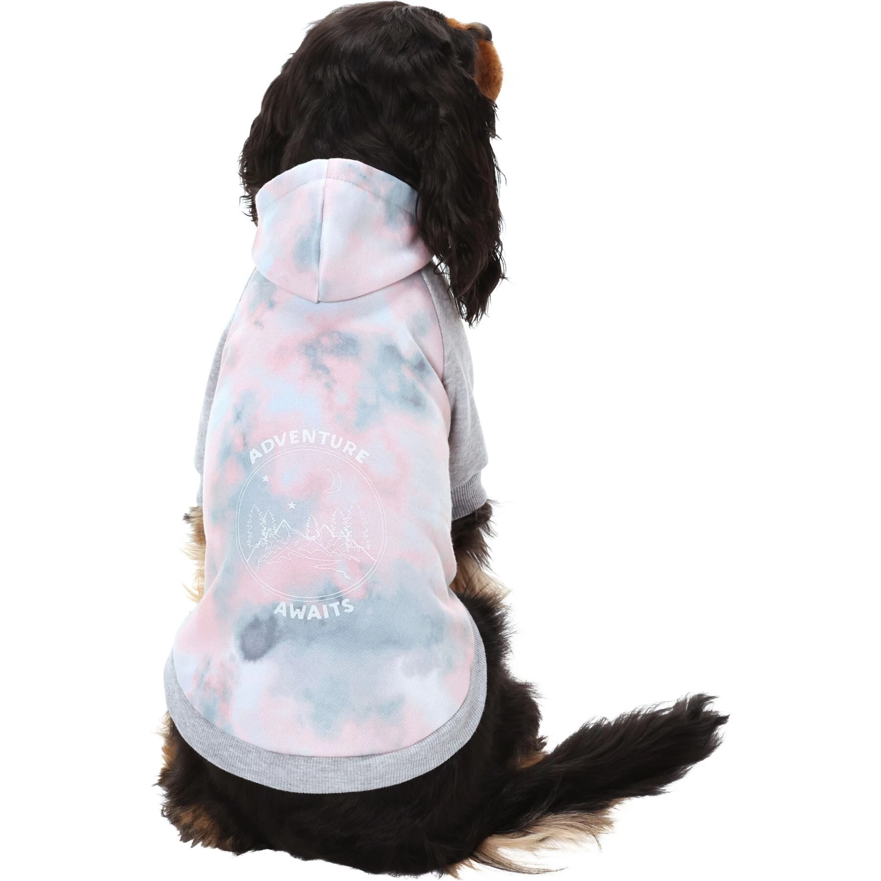 Frisco Pink Tie Dye Dog & Cat Hoodie 3 Frisco Pink Tie Dye Dog & Cat Hoodie - Image 3