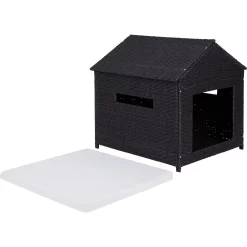 Frisco Outdoor Wicker Dog House & Bed -Frisco Shop 356073 PT2. AC SS1800 V1651003001