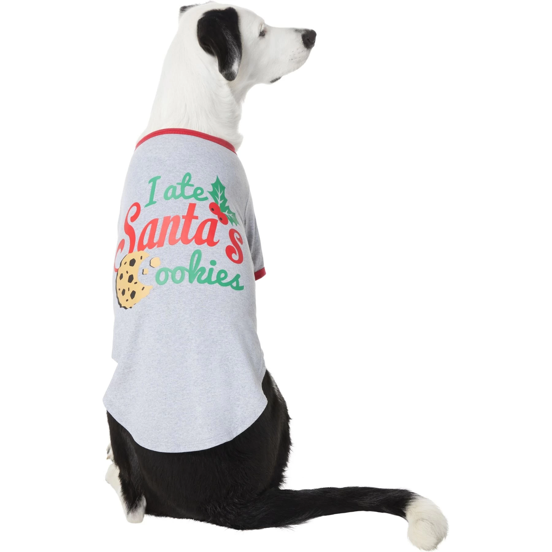Frisco I Ate Santa's Cookies Dog & Cat T-Shirt 3 Frisco I Ate Santa's Cookies Dog & Cat T-Shirt - Image 3