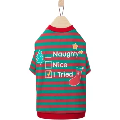 Frisco Naughty, Nice, I Tried Dog & Cat T-Shirt -Frisco Shop 358301 PT4. AC SS1800 V1660758716