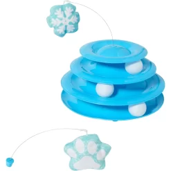 Frisco Winter Blue Cat Tracks Cat Toy With Catnip