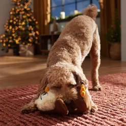 Frisco Holiday Festive Owl Plush Squeaky Dog Toy -Frisco Shop 360919 PT3. AC SS1800 V1661874361