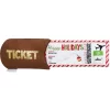 Frisco Holiday Home For The Holidays Airline Ticket Bungee Plush Squeaky Dog Toy