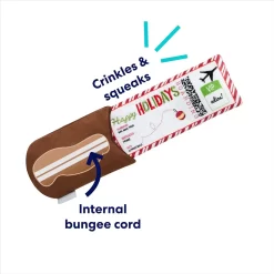 Frisco Holiday Home For The Holidays Airline Ticket Bungee Plush Squeaky Dog Toy 8 Frisco Holiday Home For The Holidays Airline Ticket Bungee Plush Squeaky Dog Toy -Frisco Shop 360966 PT2. AC SS1800 V1695044279