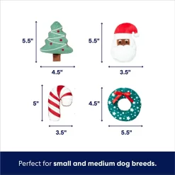 Frisco Holiday Mrs. Claus's Baking Hide & Seek Puzzle Plush Squeaky Dog Toy -Frisco Shop 360977 PT2. AC SS1800 V1694812400