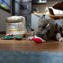 Frisco Holiday Mrs. Claus's Baking Hide & Seek Puzzle Plush Squeaky Dog Toy -Frisco Shop 360977 PT3. AC SS1800 V1661874063