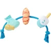Frisco Hanukkah Celebration Plush With Rope Squeaky Dog Toy
