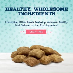 Blue Buffalo Baby Blue Savory Salmon Kitten Treats, 2-oz Bag & Frisco Bird With Feathers Teaser Wand Cat Toy With Catnip -Frisco Shop 501918 PT3. AC SS1800 V1648513296