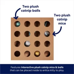 Frisco Interactive Wooden Cat Toy Box With Catnip 7 Frisco Interactive Wooden Cat Toy Box With Catnip -Frisco Shop 506178 PT2. AC SS1800 V1671568357