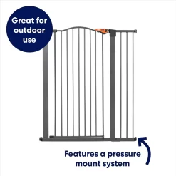 Frisco Outdoor Steel Arch Extra Tall Auto-Close Dog Gate -Frisco Shop 507102 PT2. AC SS1800 V1669212041