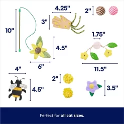 Frisco Spring Plush, Teaser, Ball & Tunnel Variety Pack Cat Toy With Catnip, 10 Count 7 Frisco Spring Plush, Teaser, Ball & Tunnel Variety Pack Cat Toy With Catnip, 10 Count -Frisco Shop 541590 PT2. AC SS1800 V1672936931