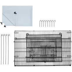 Frisco Portable Outdoor Small Pet Cage (with Cover) 11 Frisco Portable Outdoor Small Pet Cage (with Cover) -Frisco Shop 555318 PT5. AC SS1800 V1669742538