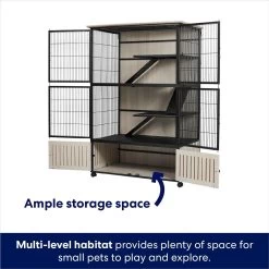 Frisco Penthouse Two-Story Small Pet Cage -Frisco Shop 555350 PT2. AC SS1800 V1687792302