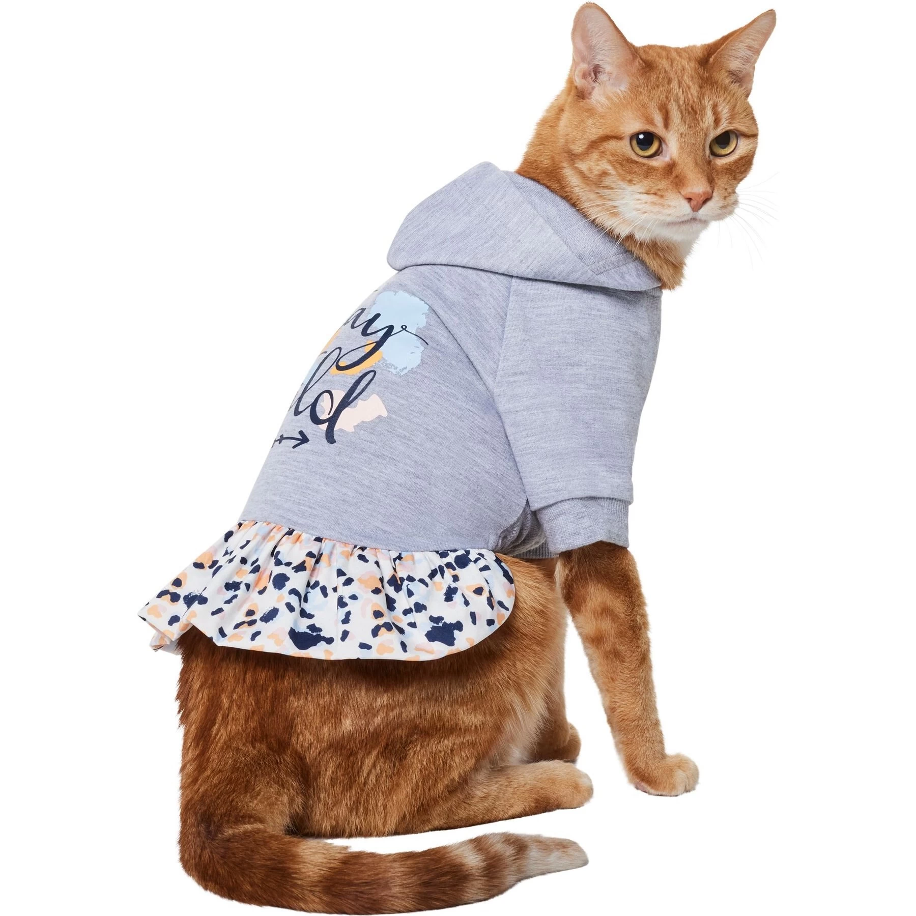 Frisco Stay Wild Dog & Cat Hoodie 3 Frisco Stay Wild Dog & Cat Hoodie - Image 3