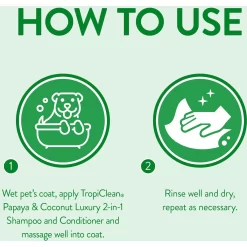 TropiClean Luxury 2 In 1 Papaya & Coconut Pet Shampoo & Conditioner & Frisco Cat & Dog Bristle Brush 11 TropiClean Luxury 2 In 1 Papaya & Coconut Pet Shampoo & Conditioner & Frisco Cat & Dog Bristle Brush -Frisco Shop 575094 PT3. AC SS1800 V1657660395