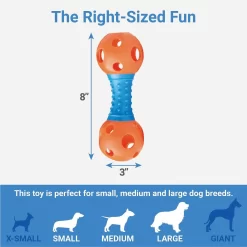 Frisco Dumbbell TPR Fetch Dog Toy + 3 Items -Frisco Shop 582446 PT2. AC SS1800 V1658239272