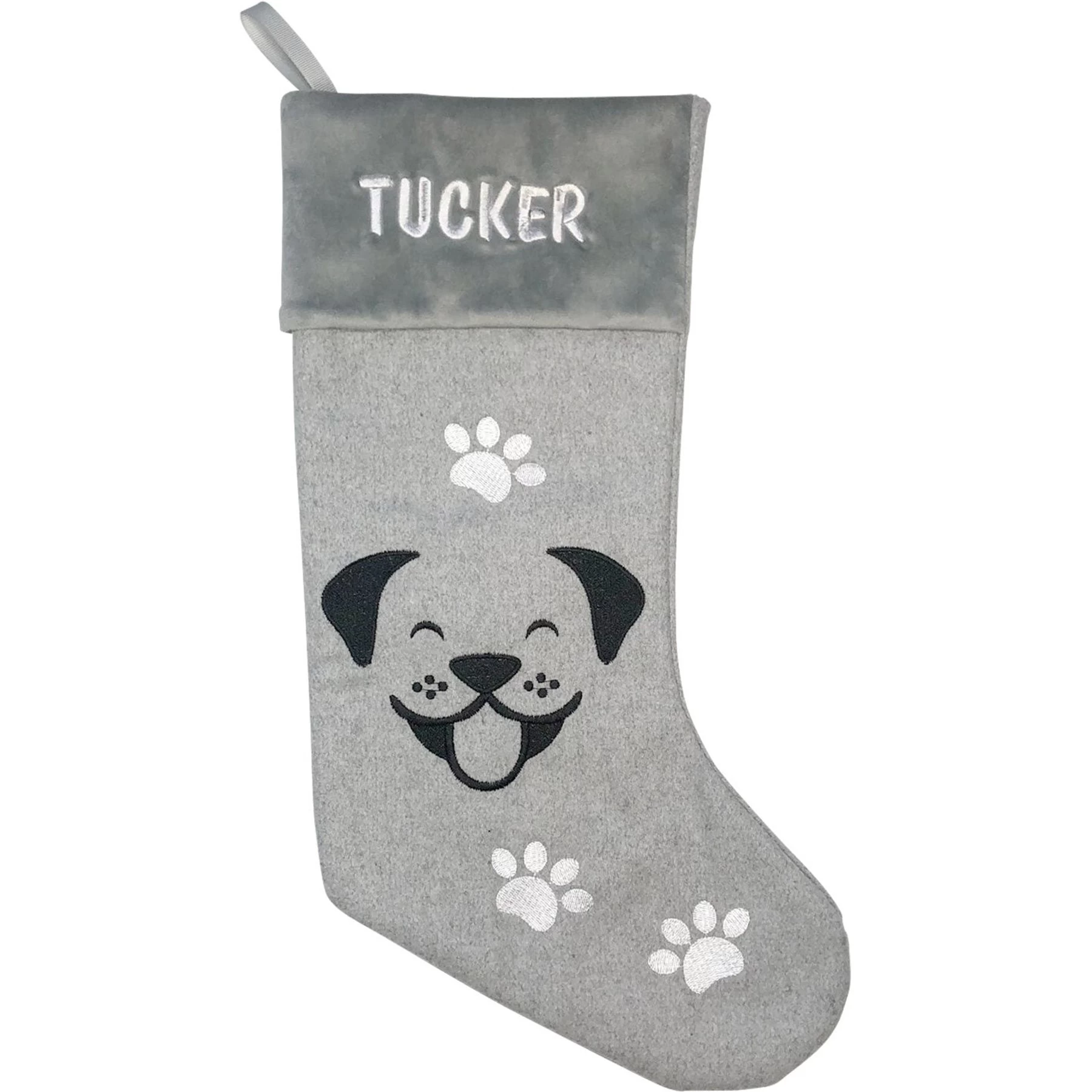 Frisco Personalized Happy Dog Holiday Dog Stocking 1 Frisco Personalized Happy Dog Holiday Dog Stocking