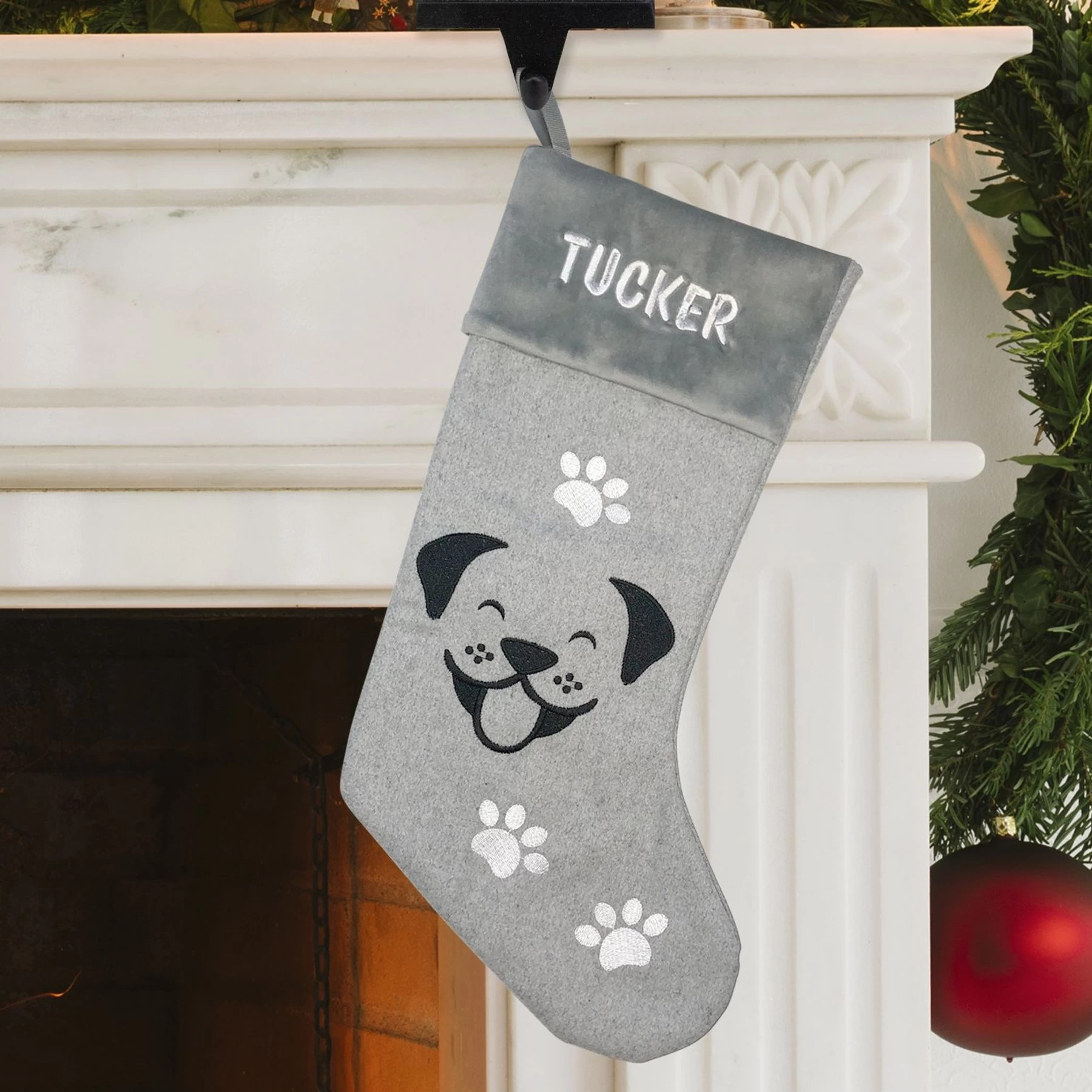 Frisco Personalized Happy Dog Holiday Dog Stocking 2 Frisco Personalized Happy Dog Holiday Dog Stocking - Image 2