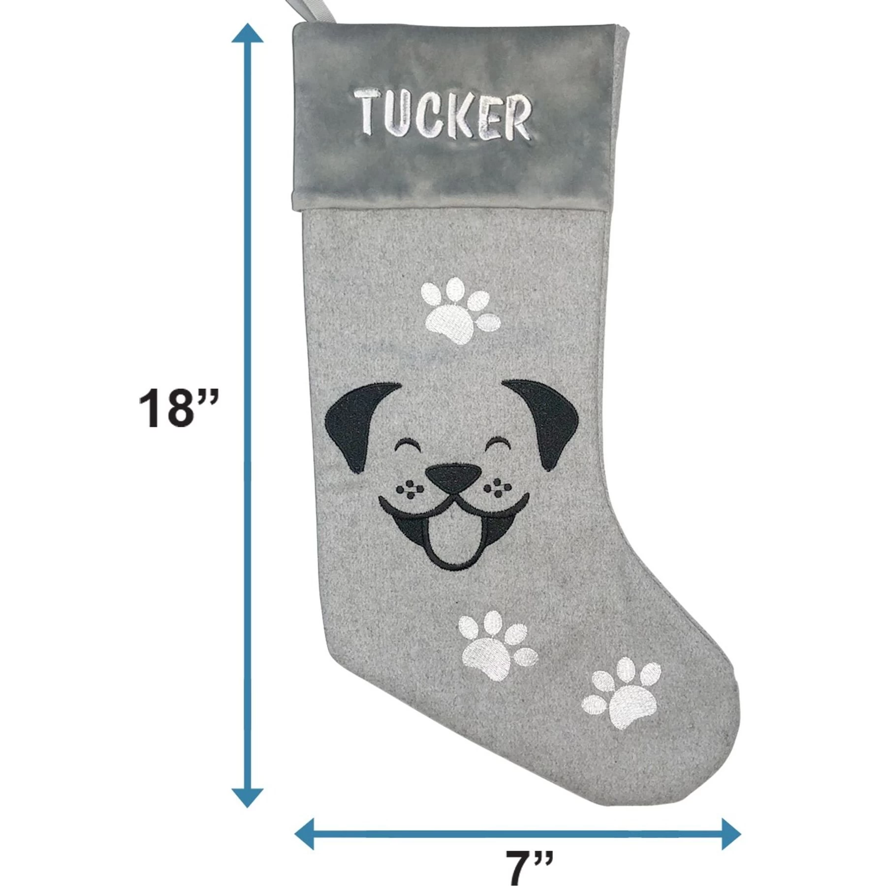 Frisco Personalized Happy Dog Holiday Dog Stocking 4 Frisco Personalized Happy Dog Holiday Dog Stocking - Image 4