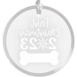 Frisco "First Christmas" Round Shaped Personalized Ornament -Frisco Shop 582622 PT3. AC SS1800 V1697131877