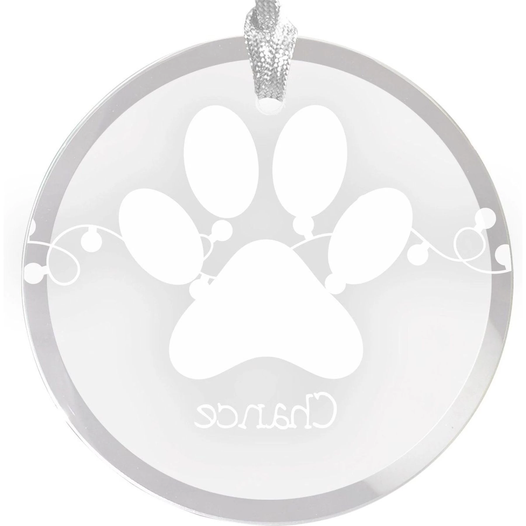 Frisco "Holiday Lights" Round Shaped Personalized Ornament 4 Frisco "Holiday Lights" Round Shaped Personalized Ornament - Image 4