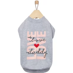 Frisco I Love Daddy Heart Dog & Cat T-Shirt