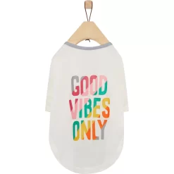 Frisco Good Vibes Only Dog & Cat T-Shirt