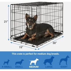 Frisco Fold & Carry Single Door Collapsible Wire Dog Crate + 4 Items 11 Frisco Fold & Carry Single Door Collapsible Wire Dog Crate + 4 Items -Frisco Shop 623718 PT2. AC SS1800 V1662739258