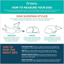 Frisco Plush Orthopedic Pillowtop Dog Bed W/Removable Cover + 4 Items -Frisco Shop 630910 PT2. AC SS1800 V1662741538