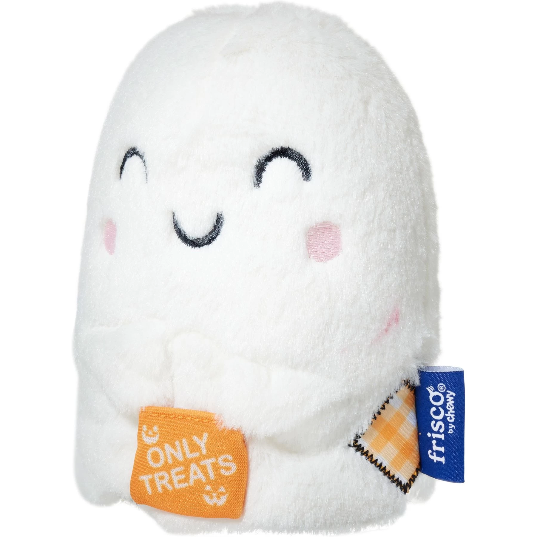 Frisco Halloween Trick Or Treat Ghost Plush Squeaky Dog Toy 1 Frisco Halloween Trick Or Treat Ghost Plush Squeaky Dog Toy