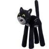 Frisco Halloween Cutie Black Cat Plush Squeaky Dog Toy