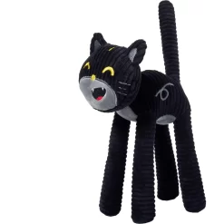 Frisco Halloween Cutie Black Cat Plush Squeaky Dog Toy