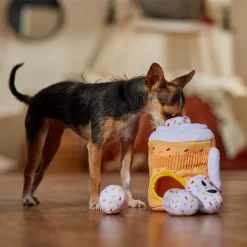 Frisco Halloween Fall Latte Hide & Seek Puzzle Plush Squeaky Dog Toy -Frisco Shop 668326 PT3. AC SS1800 V1689350590