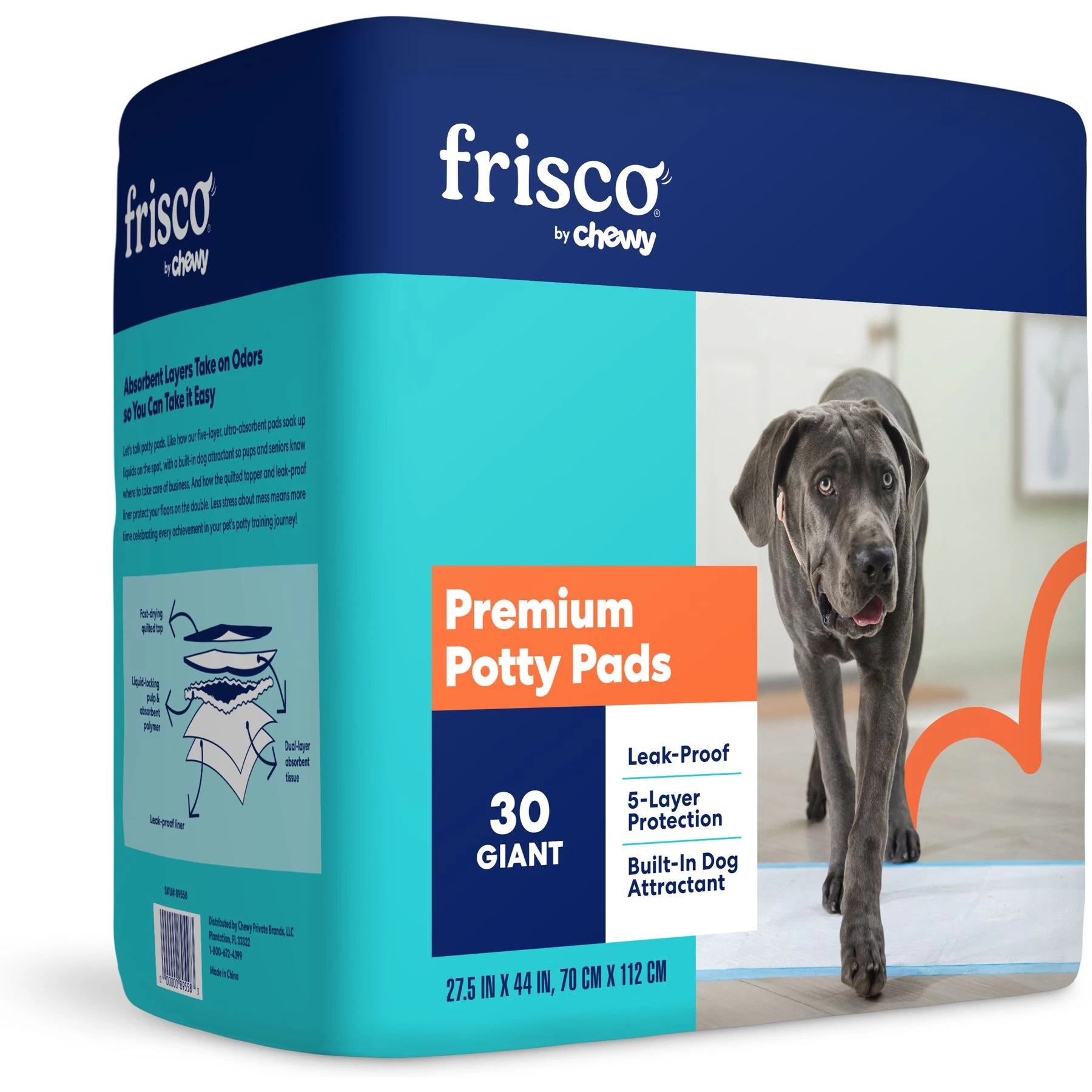 Frisco Premium Giant Dog Training & Potty Pads & American Journey Peanut Butter Recipe Grain-Free Oven Baked Crunchy Biscuit Dog Treats 2 Frisco Premium Giant Dog Training & Potty Pads & American Journey Peanut Butter Recipe Grain-Free Oven Baked Crunchy Biscuit Dog Treats - Image 2