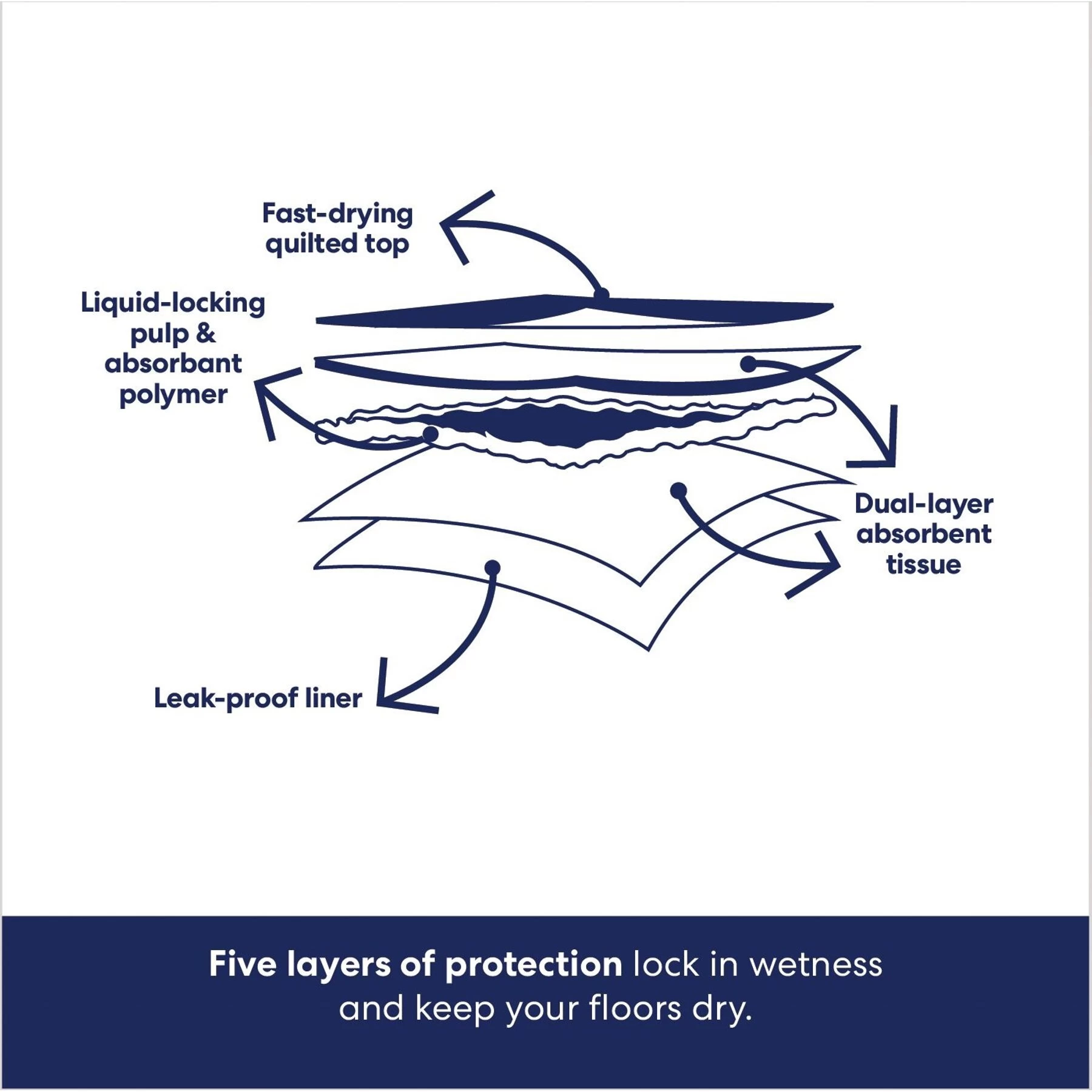 Frisco Premium Giant Dog Training & Potty Pads & American Journey Peanut Butter Recipe Grain-Free Oven Baked Crunchy Biscuit Dog Treats 5 Frisco Premium Giant Dog Training & Potty Pads & American Journey Peanut Butter Recipe Grain-Free Oven Baked Crunchy Biscuit Dog Treats - Image 5