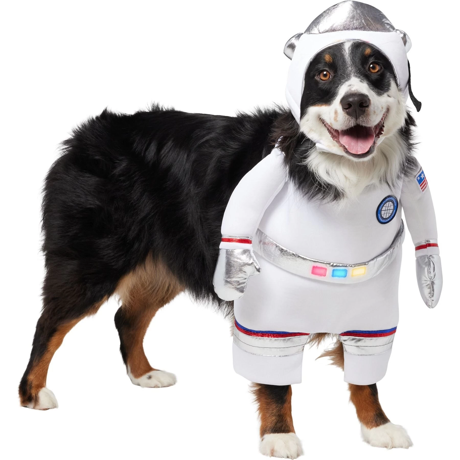 Frisco Front Walking LED Astronaut Dog & Cat Costume 3 Frisco Front Walking LED Astronaut Dog & Cat Costume - Image 3