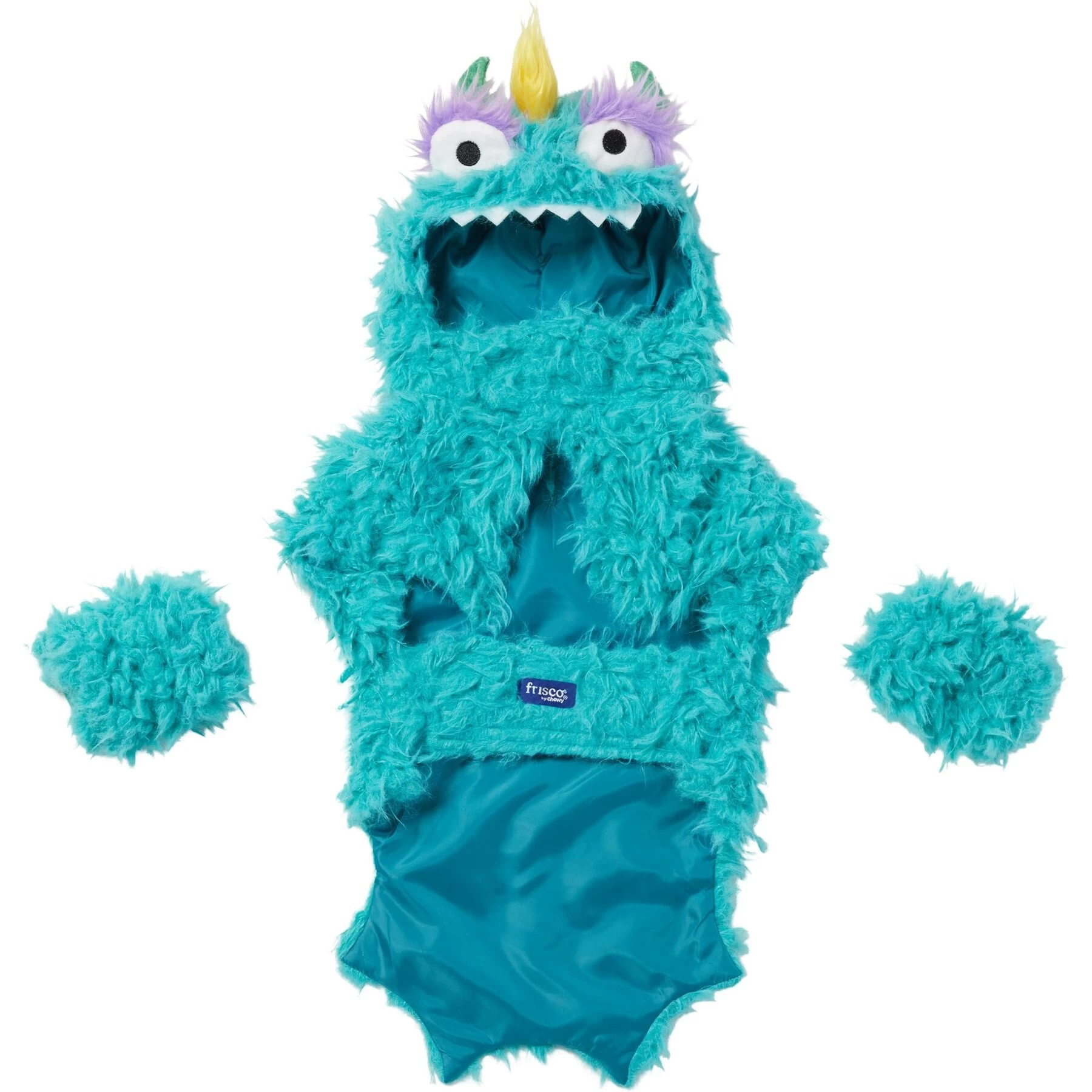 Frisco Faux Fur Monster Clash Dog & Cat Costume 4 Frisco Faux Fur Monster Clash Dog & Cat Costume - Image 4