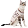 Frisco Sherpa Lined Fairisle Dog & Cat Sweater